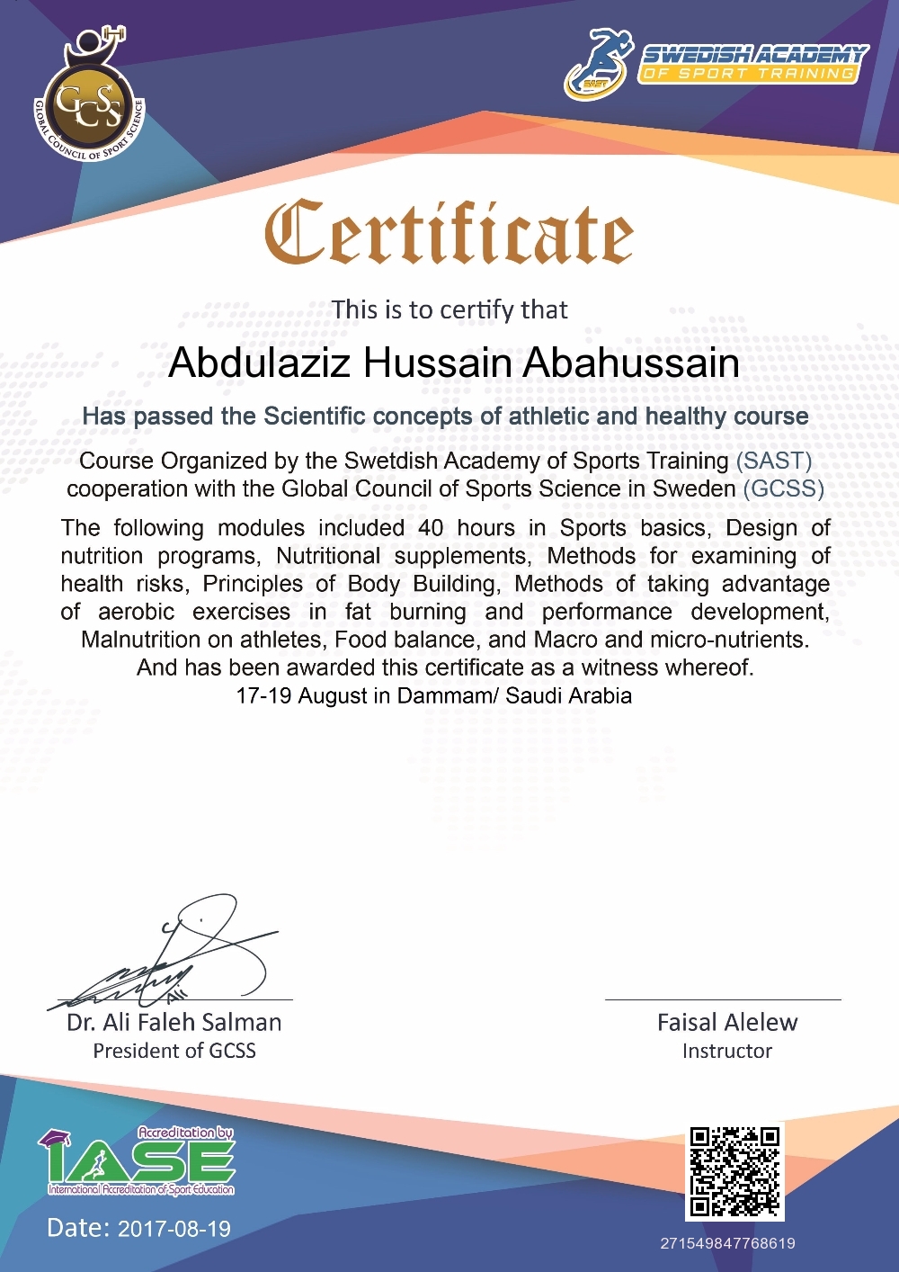 Abdulaziz Hussain Abahussain